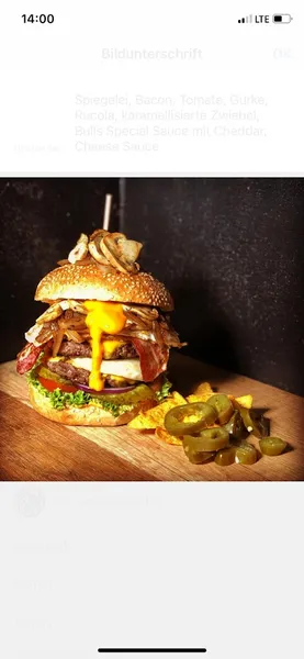 menu 2 of Burger Bulle