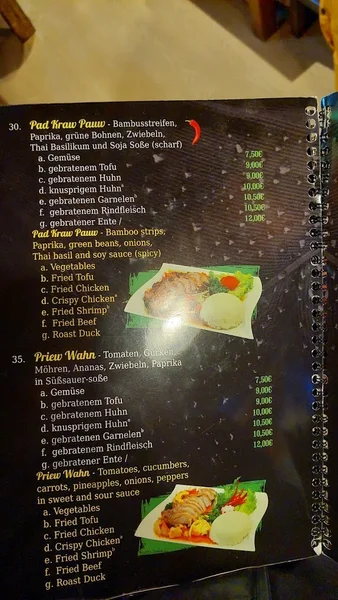 menu 2 of Thai-Viet Street Food Imbiss