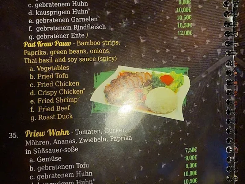 menu 2 of Thai-Viet Street Food Imbiss