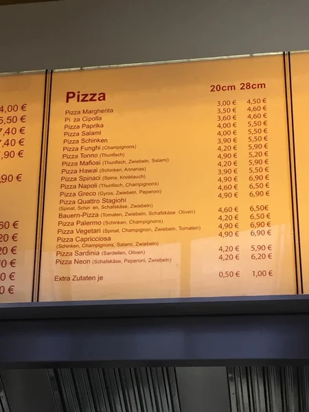 menu 1 of Imbiss Neon