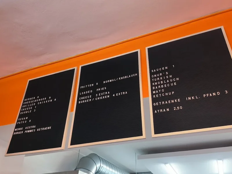 menu 0 of ONUR Smash Burger & Fritten