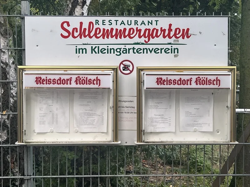 menu 0 of Restaurant Schlemmergarten im Kleingartenverein Köln - Riehl