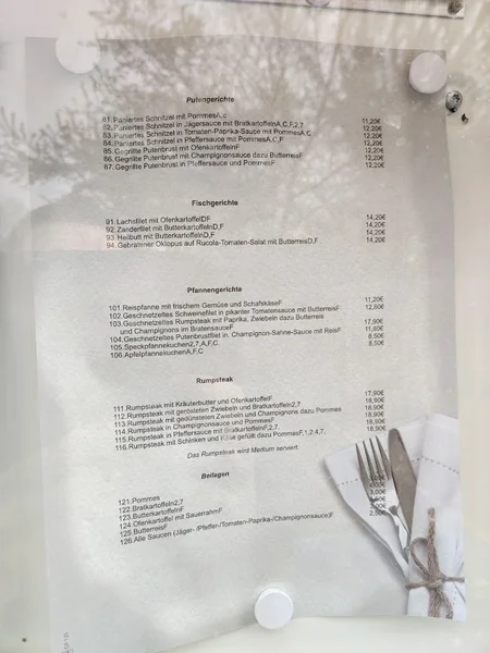 menu 1 of Restaurant Schlemmergarten im Kleingartenverein Köln - Riehl