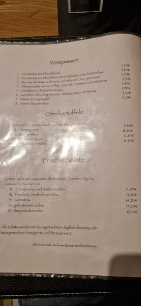 menu 2 of Restaurant Schlemmergarten im Kleingartenverein Köln - Riehl