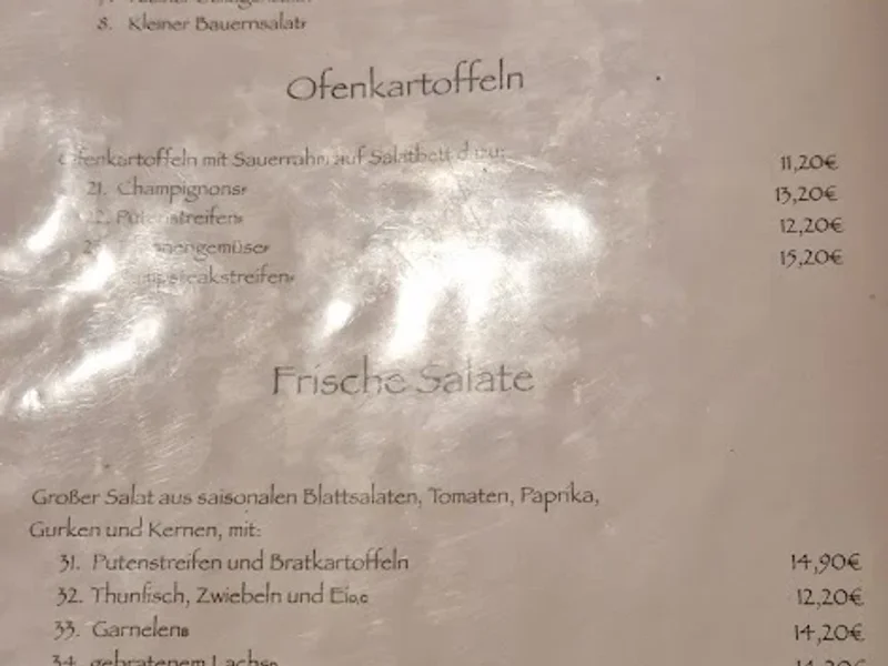 menu 2 of Restaurant Schlemmergarten im Kleingartenverein Köln - Riehl