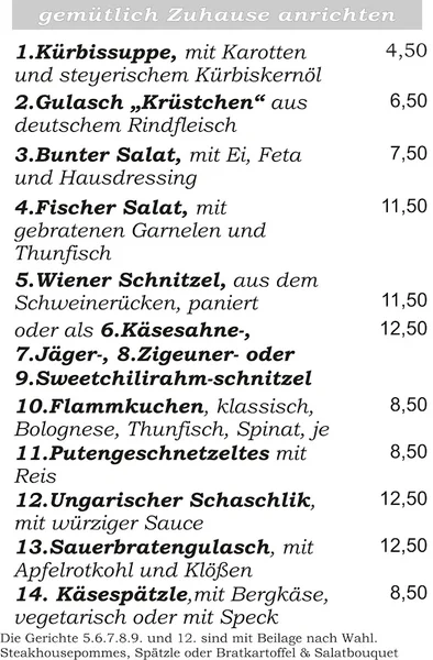 menu 1 of Gaffel im Linkewitz