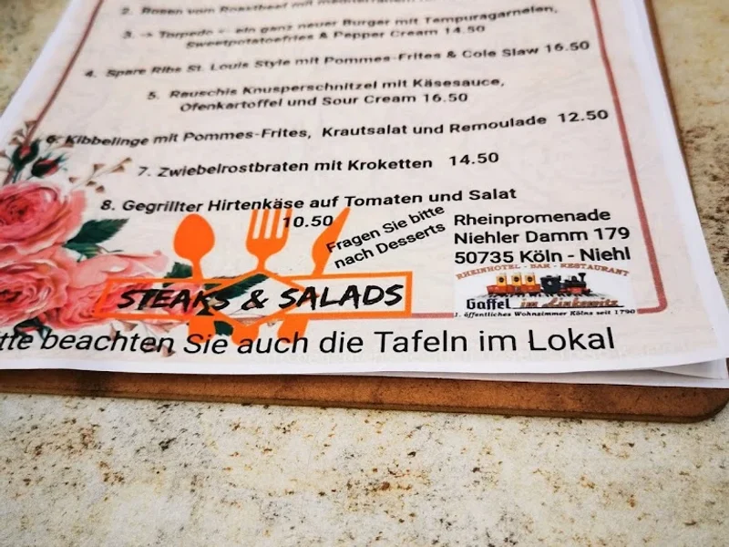 menu 2 of Gaffel im Linkewitz