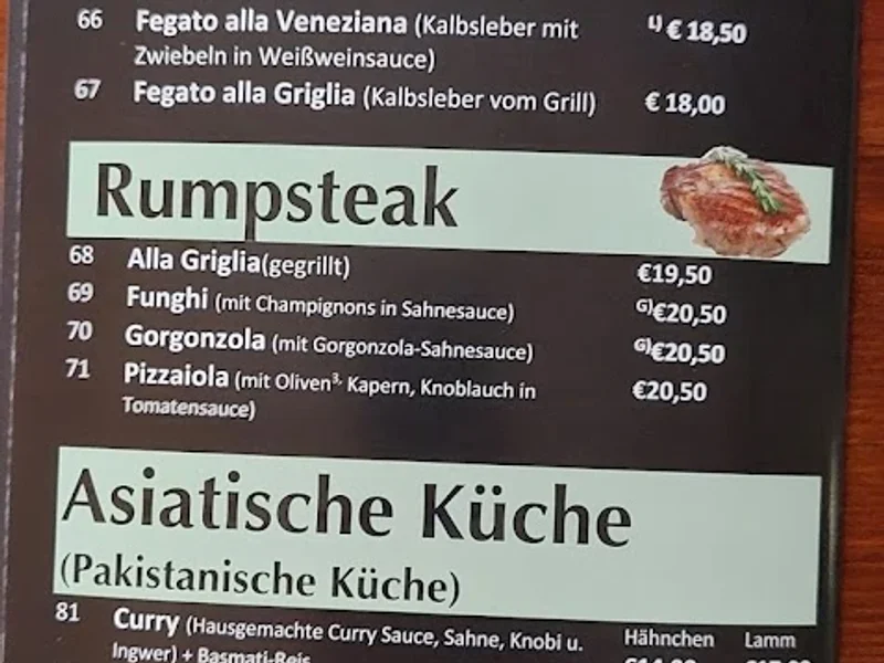 menu 1 of Pizzeria La Lanterna