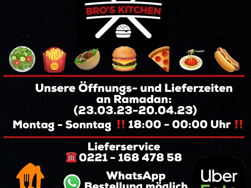 menu 0 of Bro's Kitchen