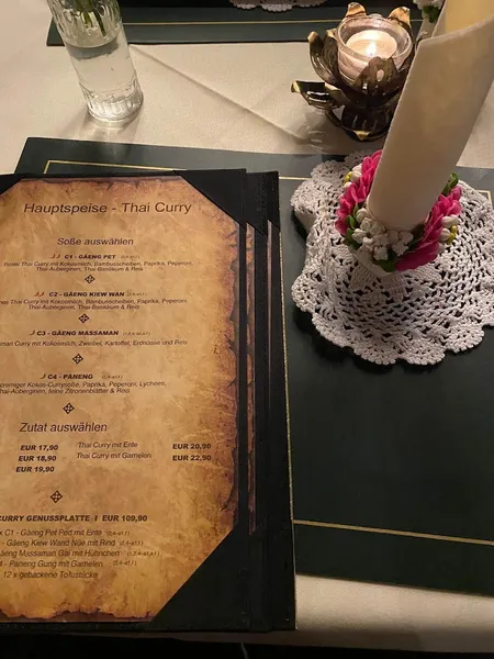 menu 1 of Restaurant Baan Sukhothai