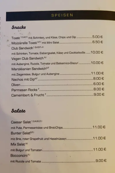 menu 2 of Mon Petit Café