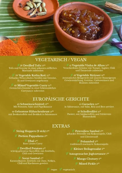 menu 1 of Restaurant Breitengrad