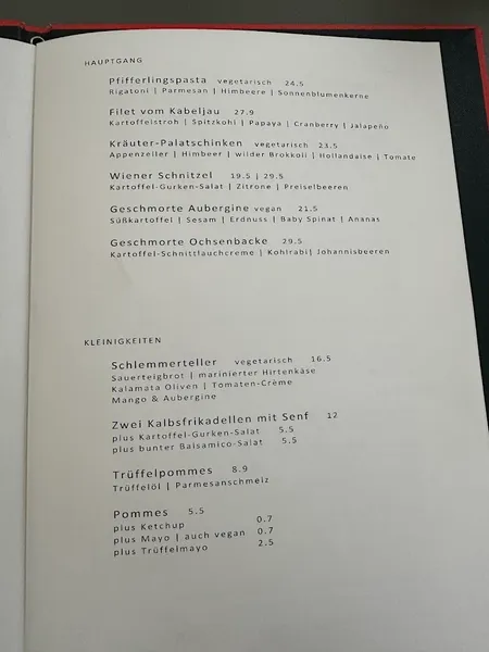 menu 0 of ELMA Speisekneipe