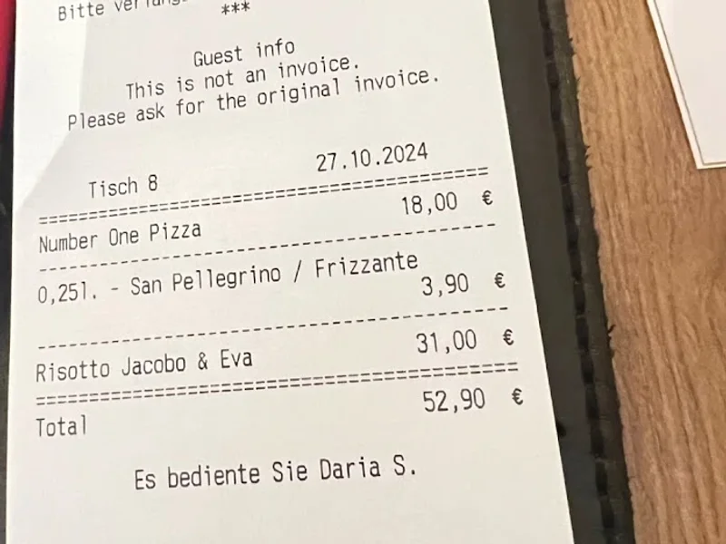 menu 2 of Ca'D'oro | Ristorante & Pizza Napoletana