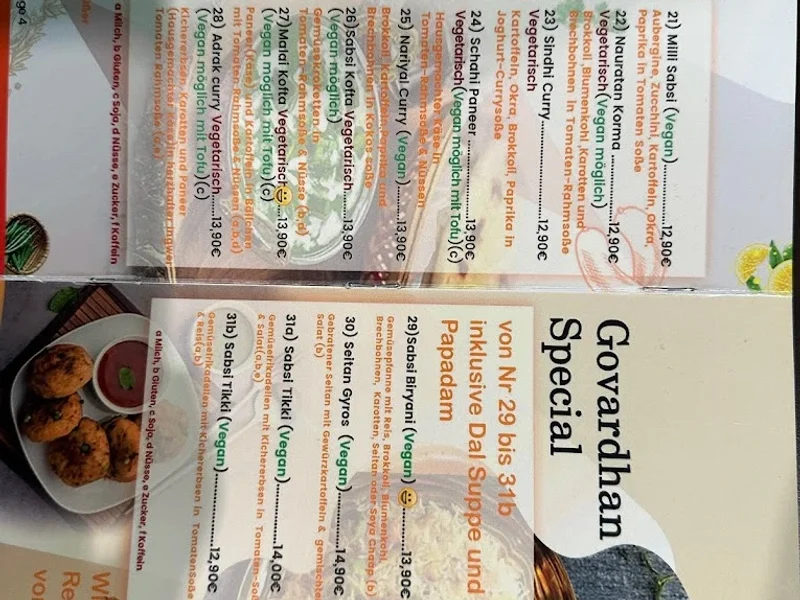 menu 1 of Govardhan Restaurant