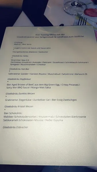 menu 0 of Landhaus zum Stöffche
