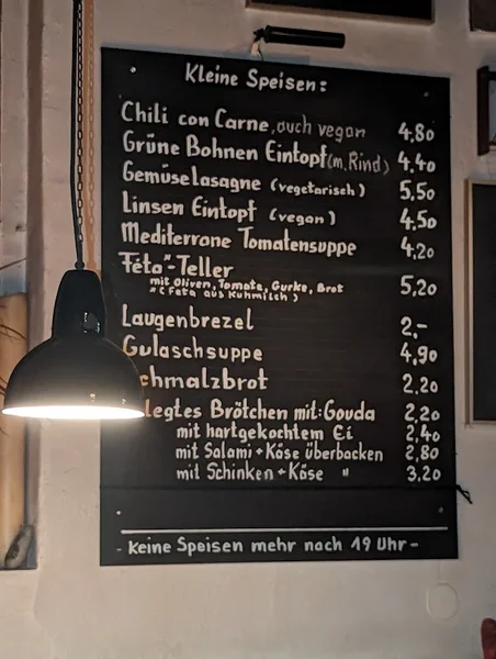 menu 1 of Café in der Wachsfabrik