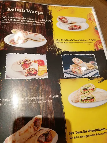menu 2 of Rosana Restaurant & Café