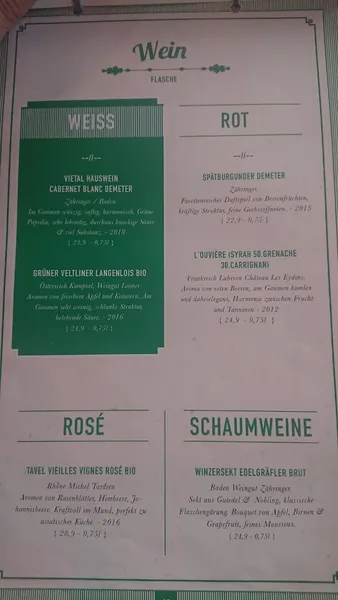 menu 1 of Vietal Kitchen Stuttgart