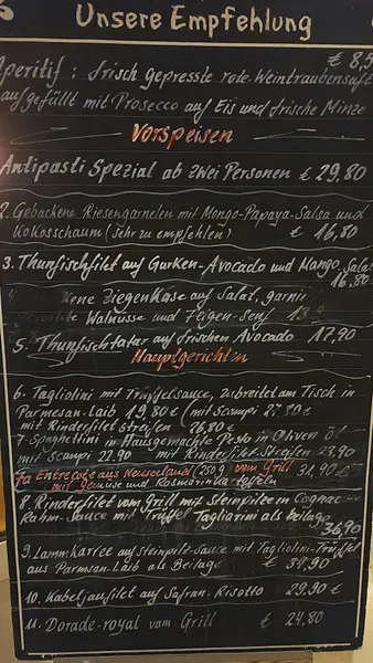 menu 2 of O´Pote