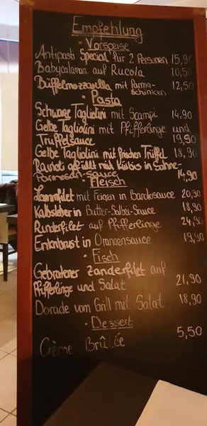 menu 2 of Restaurant Casa Nostra