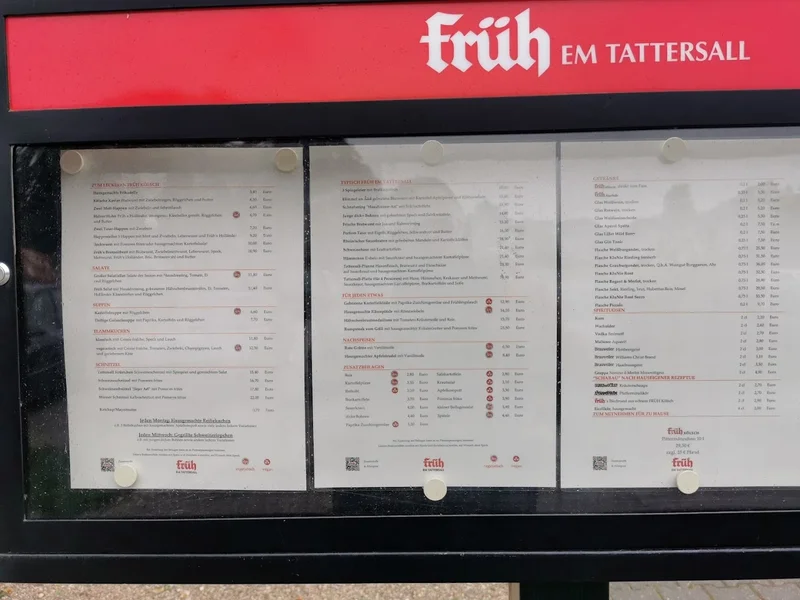 menu 0 of FRÜH "Em Tattersall"