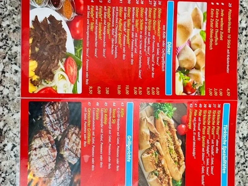 menu 1 of Niehler Grill