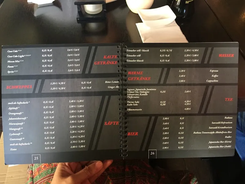 menu 2 of Sushi Le