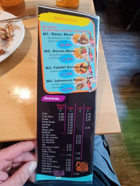 menu 0 of Tuana Döner und mehr