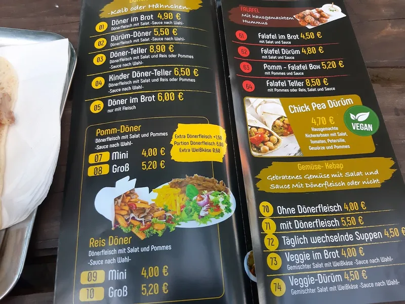 menu 2 of Tuana Döner und mehr