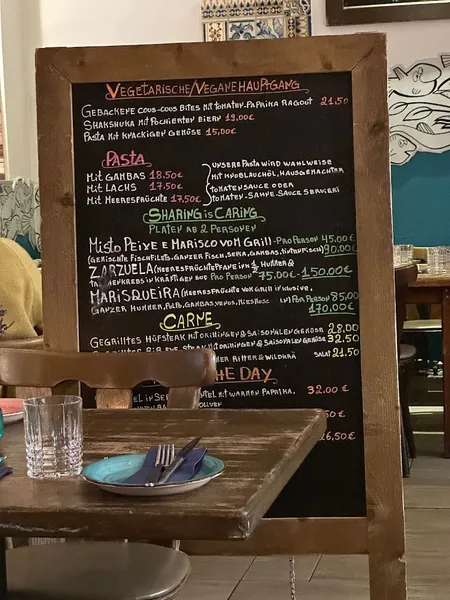 menu 2 of La Sepia