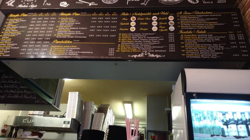 menu 1 of Pizzeria Capello Rosso