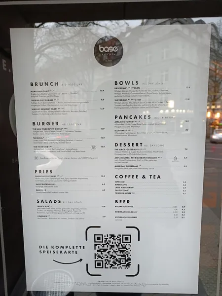 menu 0 of BASE.KITCHEN® Dortmund