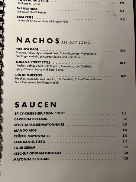 menu 2 of BASE.KITCHEN® Dortmund