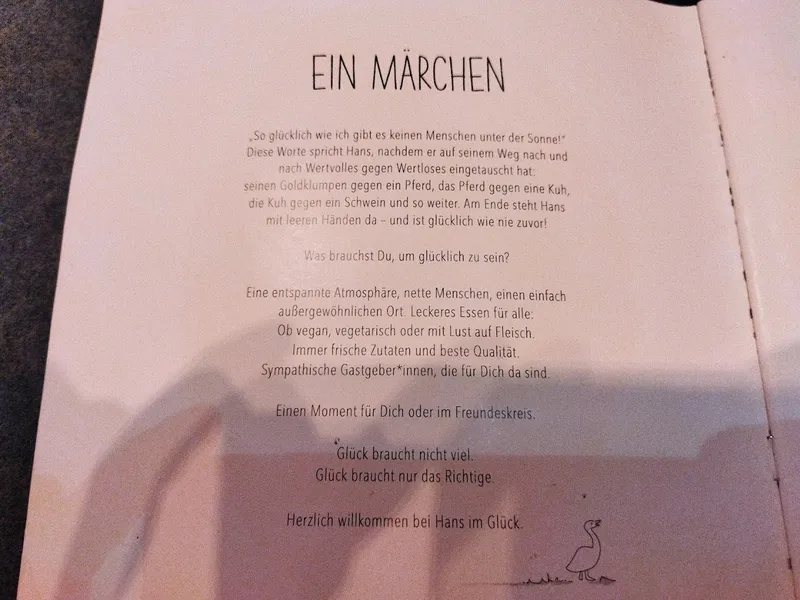menu 0 of HANS IM GLÜCK - DORTMUND Hansaplatz