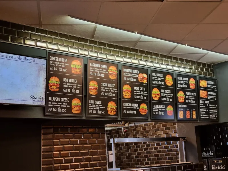 menu 1 of Roasters Burgers Dortmund