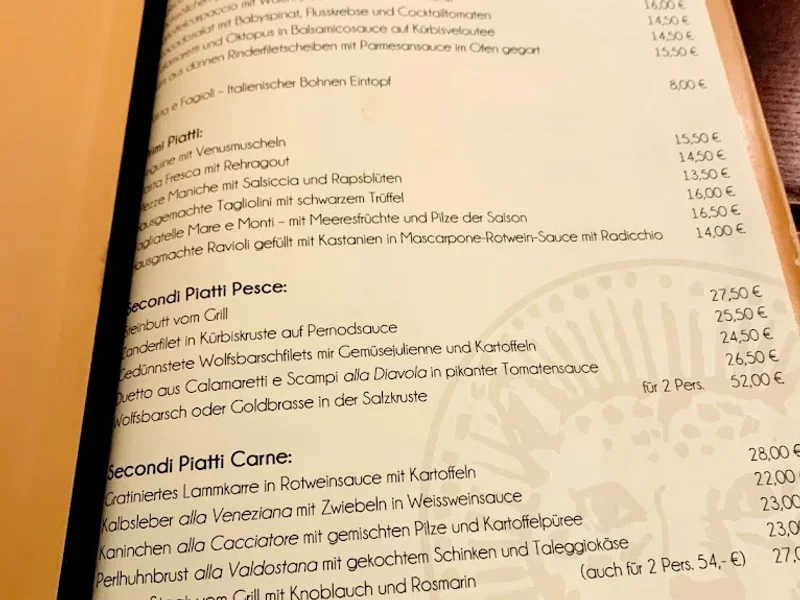 menu 0 of Il Gattopardo - Cucina e Vini