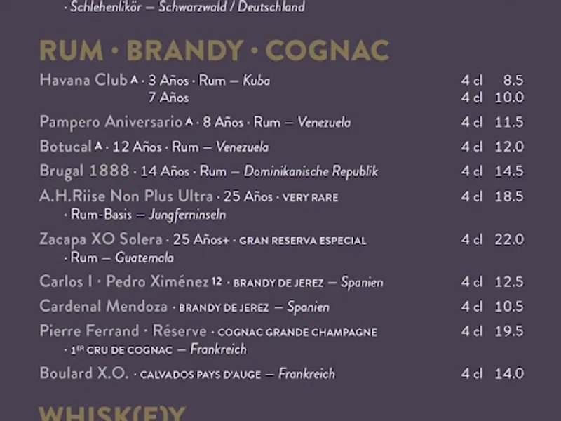 menu 1 of The Hutong Club