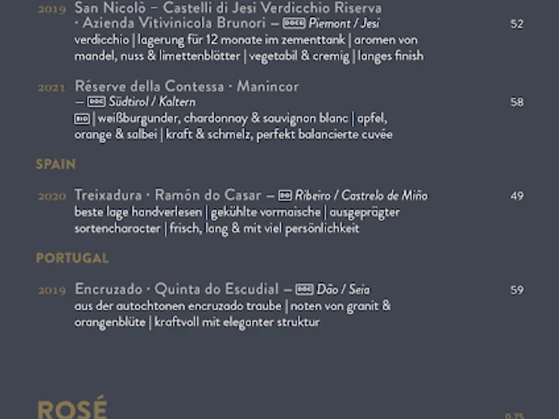 menu 2 of The Hutong Club