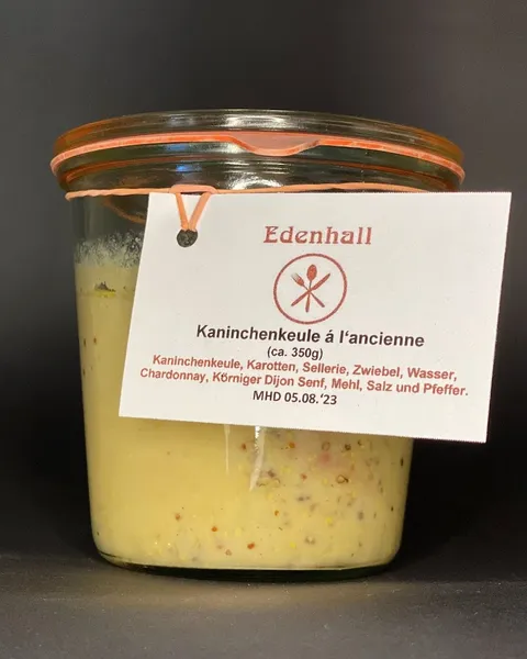 menu 2 of Edenhall