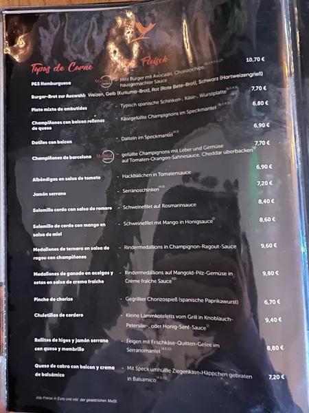 menu 2 of Madrigal Tapas Bar (Winterhude)
