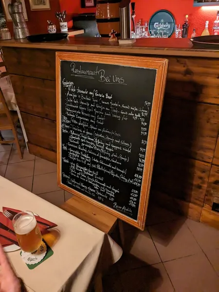 menu 2 of Bei Uns