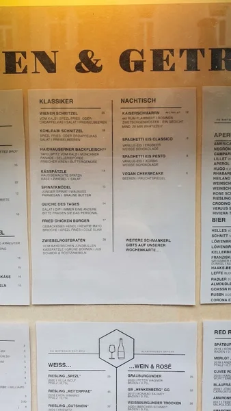 menu 2 of Spezlwirtschaft Haidhausen