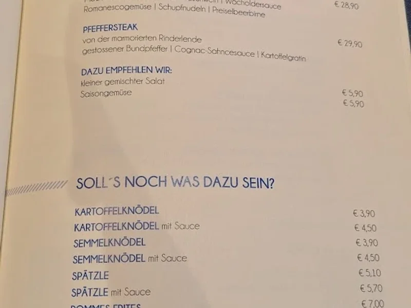 menu 1 of Hofbräukeller am Wiener Platz
