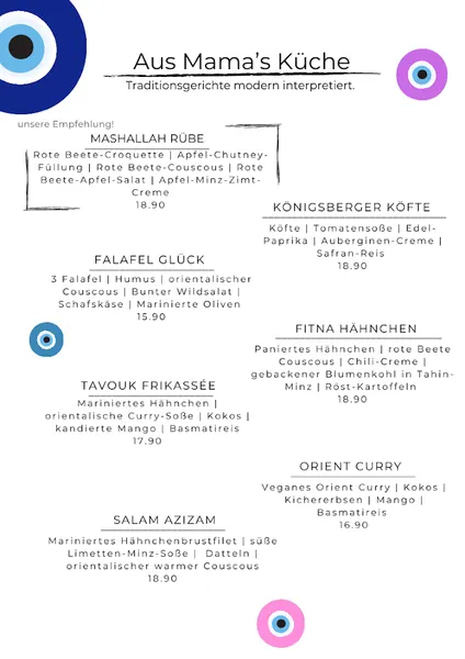 menu 0 of Morgenland