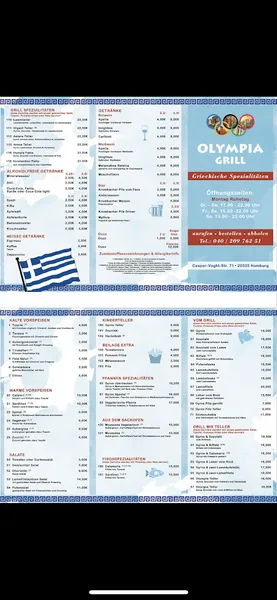 menu 1 of Olympia Grill Hamburg