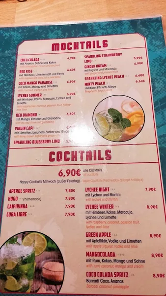 menu 1 of Panda Palace