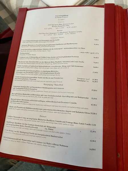 menu 2 of Medici