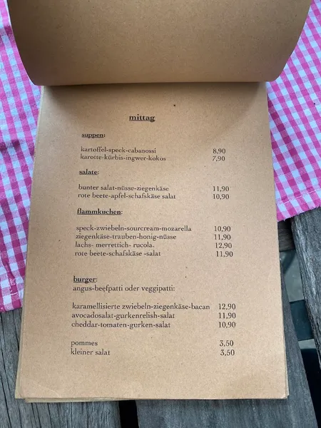 menu 1 of Das Leben isst schön