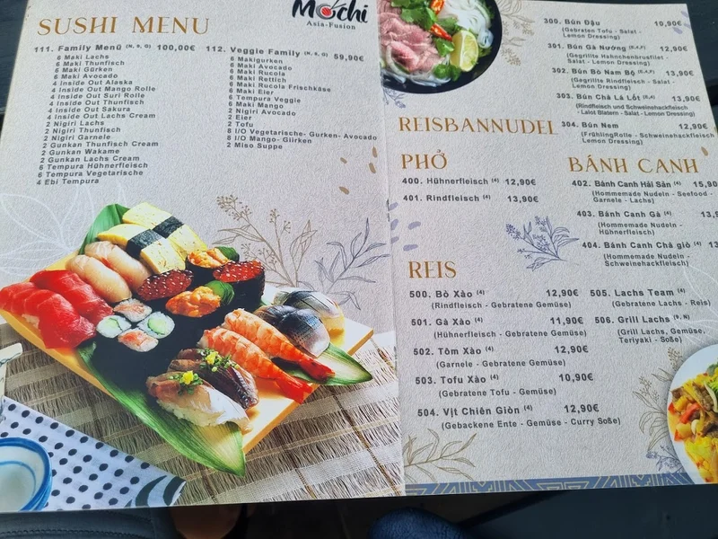 menu 0 of MOCHI Bremen